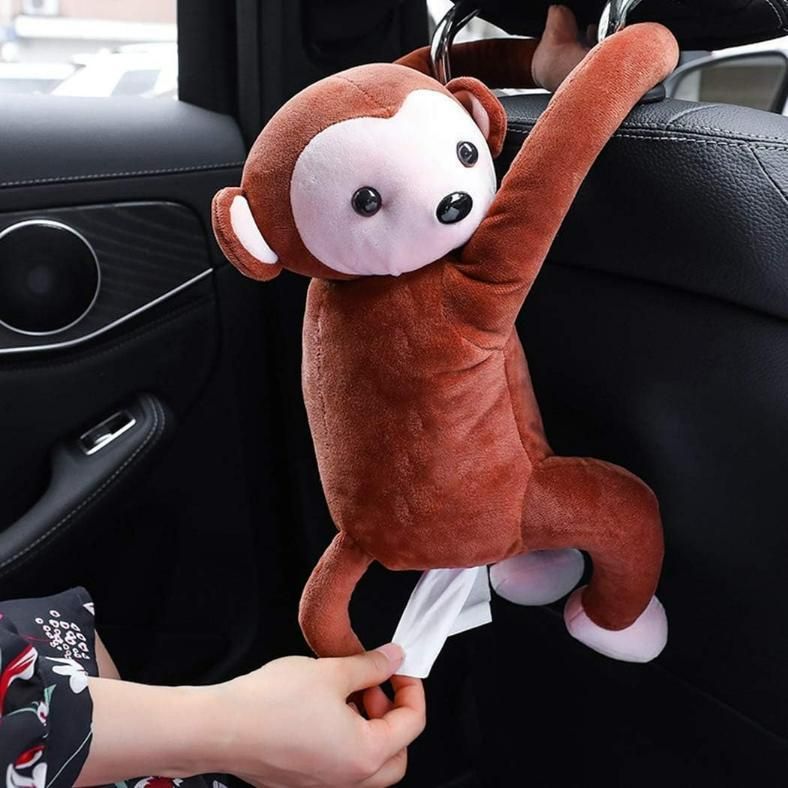 Hatims Monkey Tissue Holder – Cute & Creative Wall-Mounted Toilet Paper Dispenser for Bathroom, Kitchen & Car | Fun Home Décor Organizer