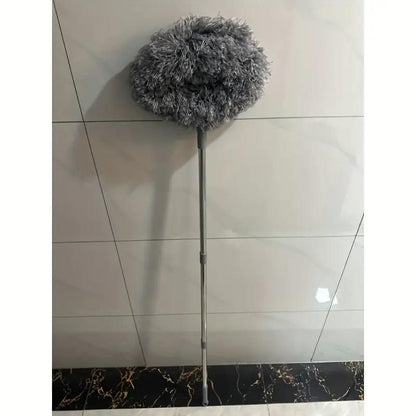 Hatims Washable Ceiling Fan Duster with Telescopic Handle – Extendable Microfiber Cleaning Brush for Fans, Walls, and Hard-to-Reach Areas