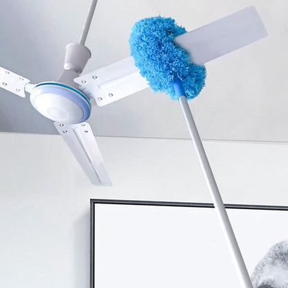Hatims Washable Ceiling Fan Duster with Telescopic Handle – Extendable Microfiber Cleaning Brush for Fans, Walls, and Hard-to-Reach Areas