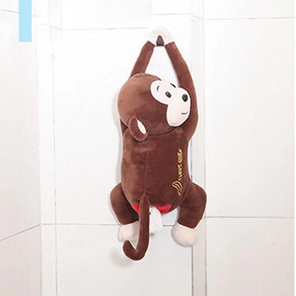 Hatims Monkey Tissue Holder – Cute & Creative Wall-Mounted Toilet Paper Dispenser for Bathroom, Kitchen & Car | Fun Home Décor Organizer