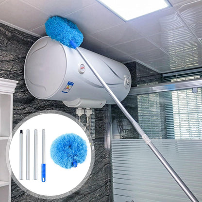 Hatims Washable Ceiling Fan Duster with Telescopic Handle – Extendable Microfiber Cleaning Brush for Fans, Walls, and Hard-to-Reach Areas