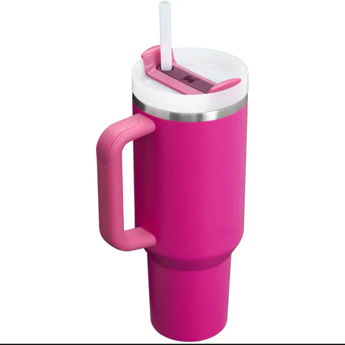 Hatims 1.2L Insulated Tumbler with Handle & Straw – Stainless Steel Travel Mug | Spill-Proof, Double-Wall Vacuum, Cupholder Friendly