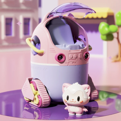 Hatims 3-in-1 Astronaut Cat Humidifier, Night Light & Aroma Diffuser – Silent Ultrasonic Cool Mist for Home, Office & Kids